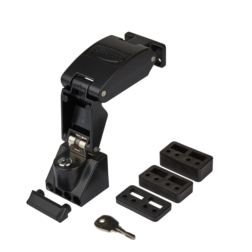 Jackloc Titan Key-Locking Folding Window Restrictor – Black