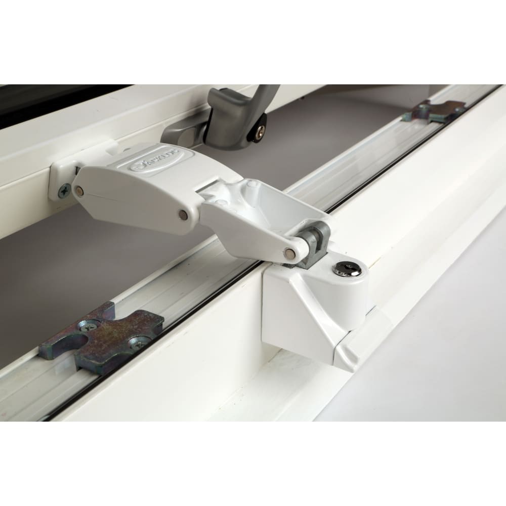 Jackloc Titan Key-Locking Folding Window Restrictor – Black