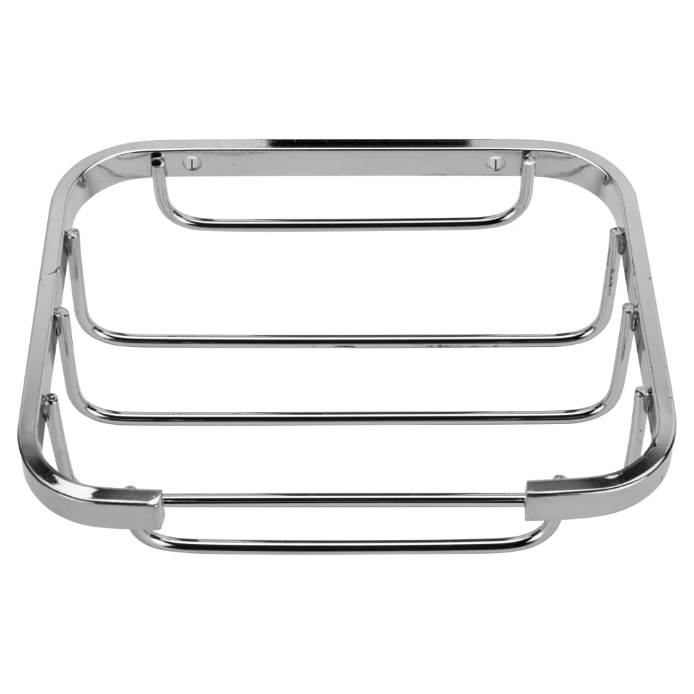Croydex Wirework Small Shower Soap Dish Basket - 35 x 130 x 100mm - Stainless Steel