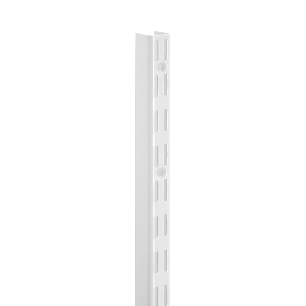 elfa Twin Slot Shelving System - Extension Shelf Wall Upright - 1148mm Length - White