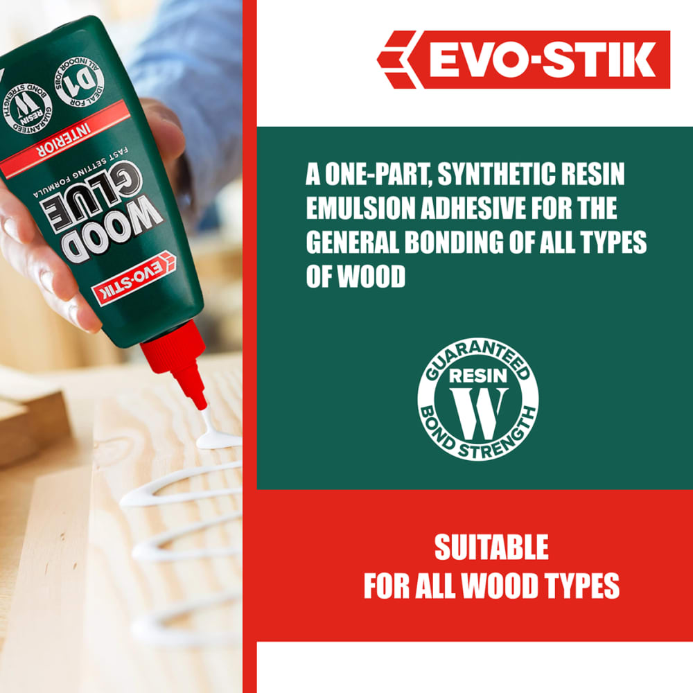 Evo-Stik Interior Wood Adhesive - 1000ml - Clear
