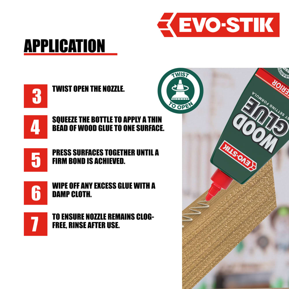 Evo-Stik Interior Wood Adhesive - 1000ml - Clear
