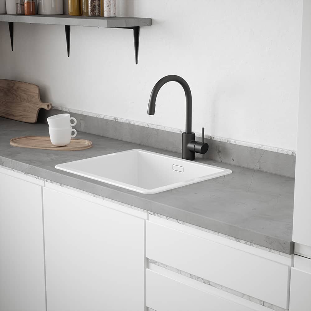 Rothley 2000mm Plastic Angle - Equal Sided - 20 x 20 x 1mm - Light Marble 