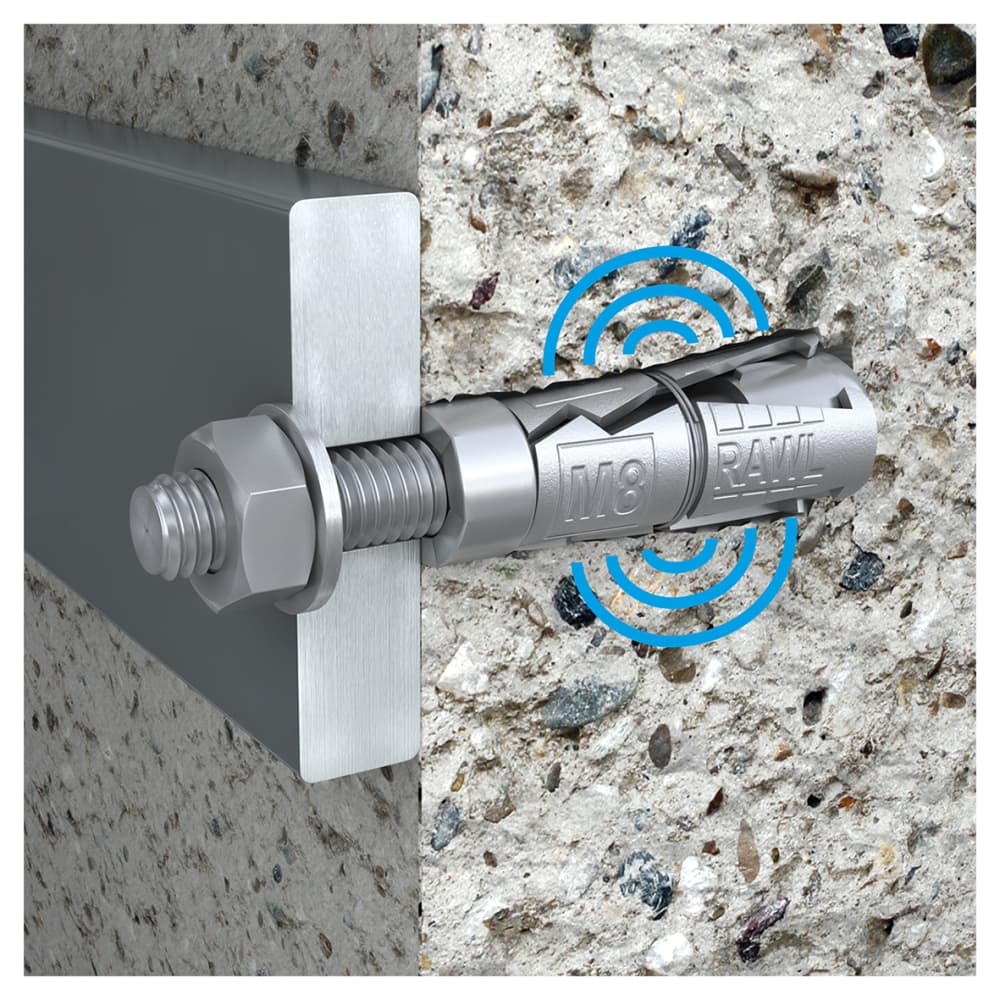Rawlplug Rawlbolt Shield Anchor Loose Bolt - M8 - 25L - Pack of 5