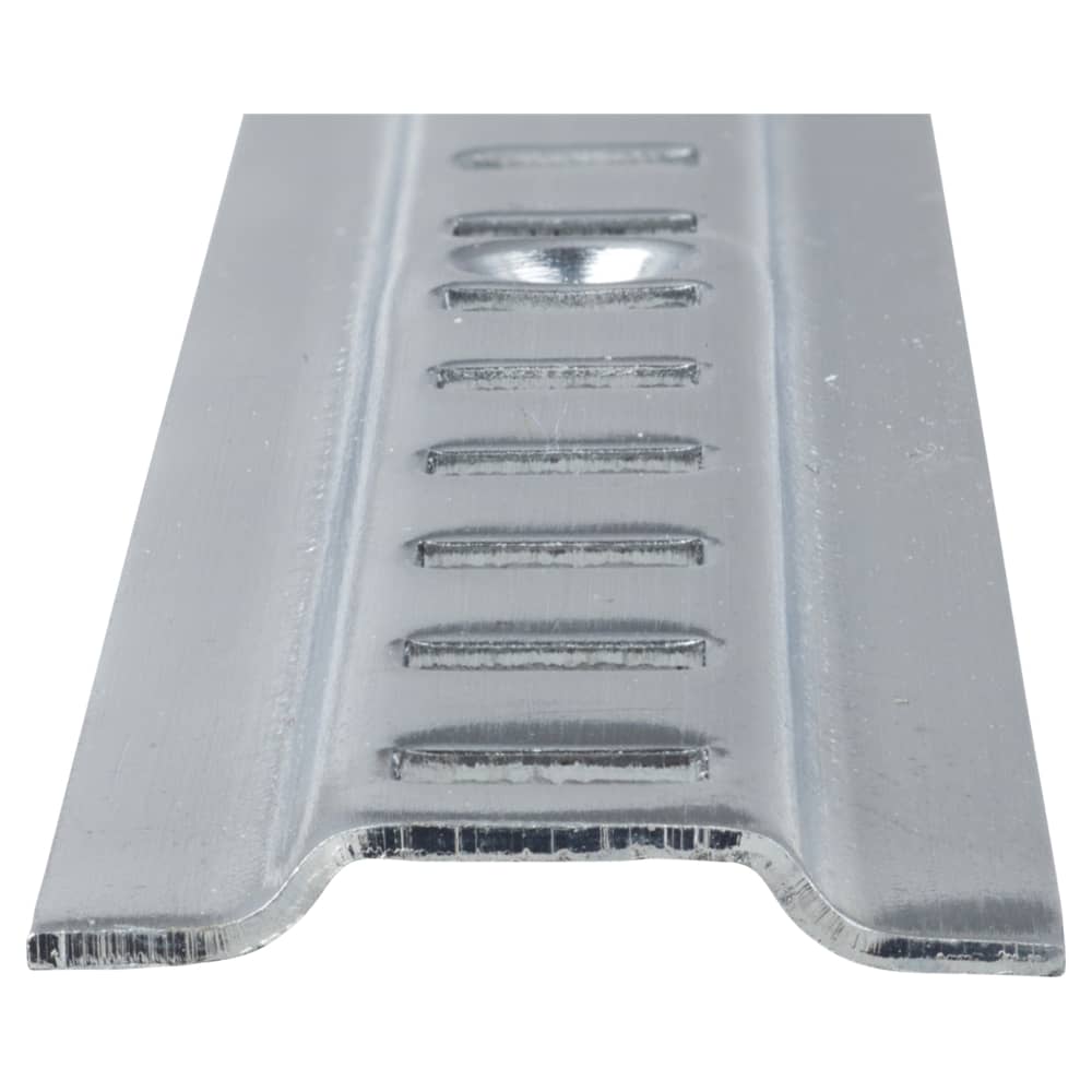 Altro Raised Bookcase Strip - 1829 x 24mm - Satin Chrome Plated (On Solid Brass)