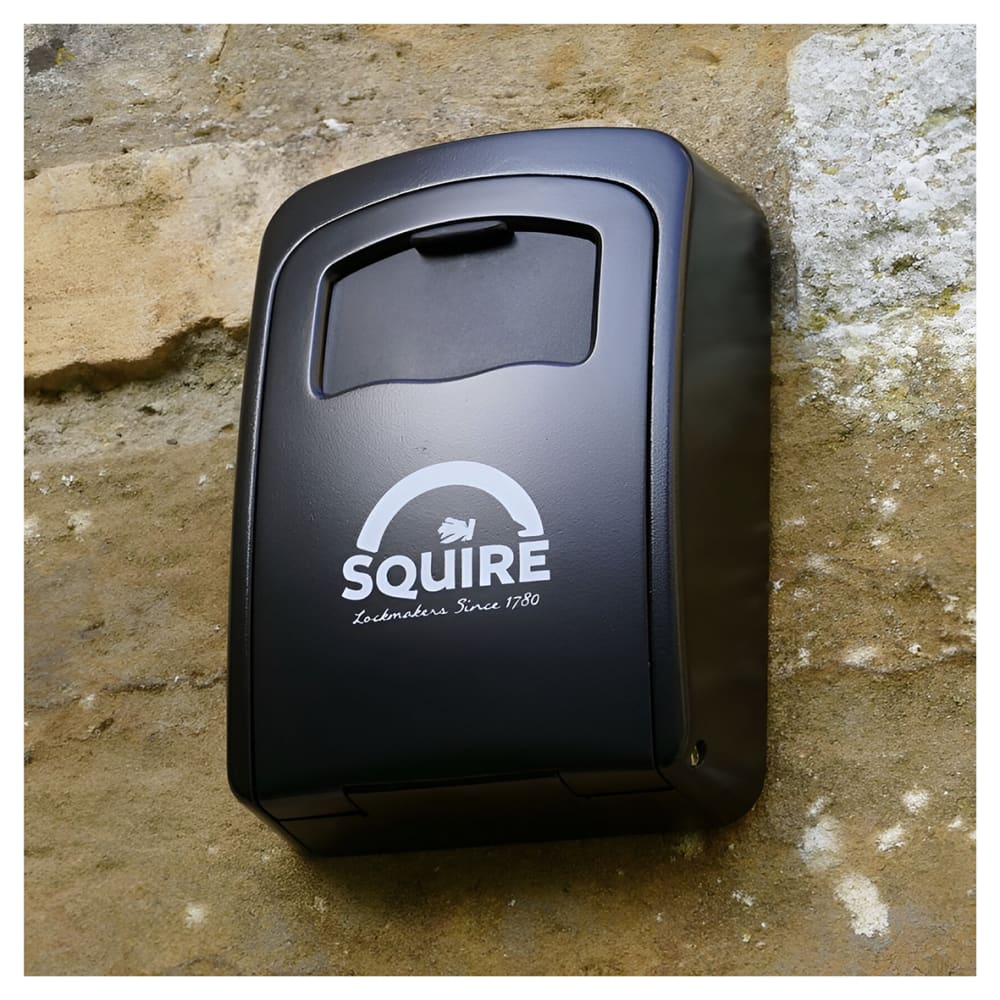 Squire Combi Key Safe - 125 x 85 x 35mm - Black