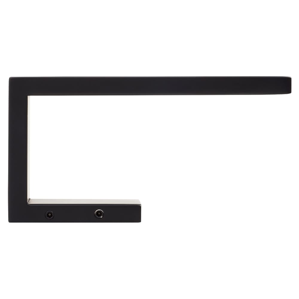 Altro Contemporary Square Toilet Roll Holder - 145 x 75 x 40mm - Matt Black