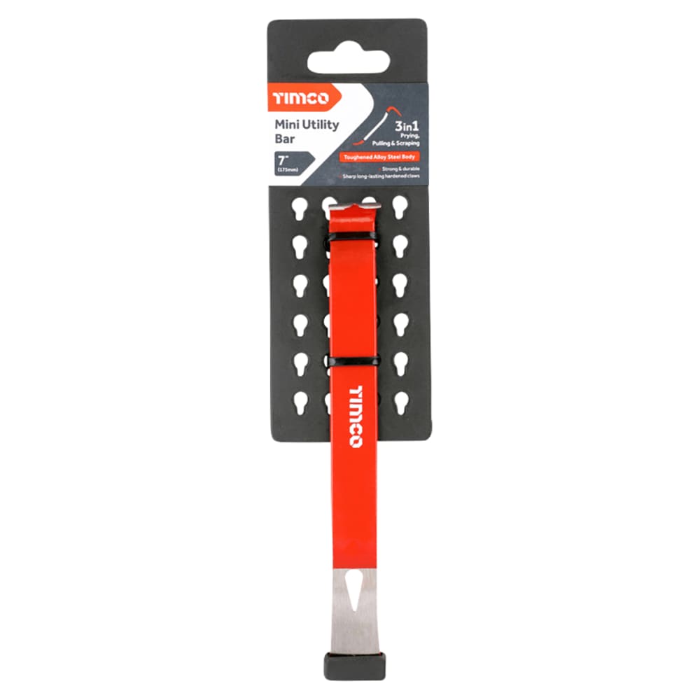 TIMCO Mini Utility Bar - 175mm/7" Length