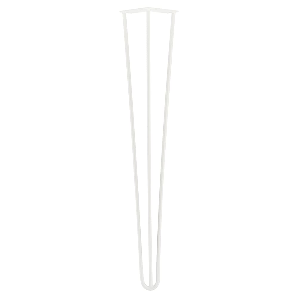 Altro Hairpin Leg - 3 Pin - 700mm Height - White - Pair