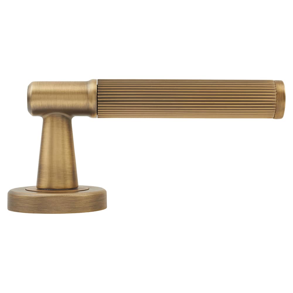 Serozzetta by Carlisle Brass Image Lines Door Handle Rose - Antique Brass
