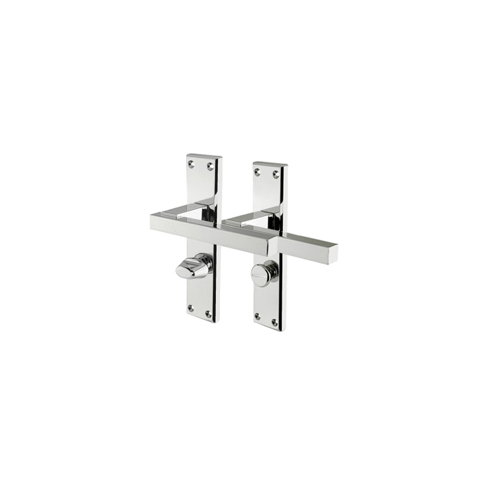 Serozzetta by Carlisle Brass Stratus Bathroom Door Handle - 180 x 40mm - Polished Chrome