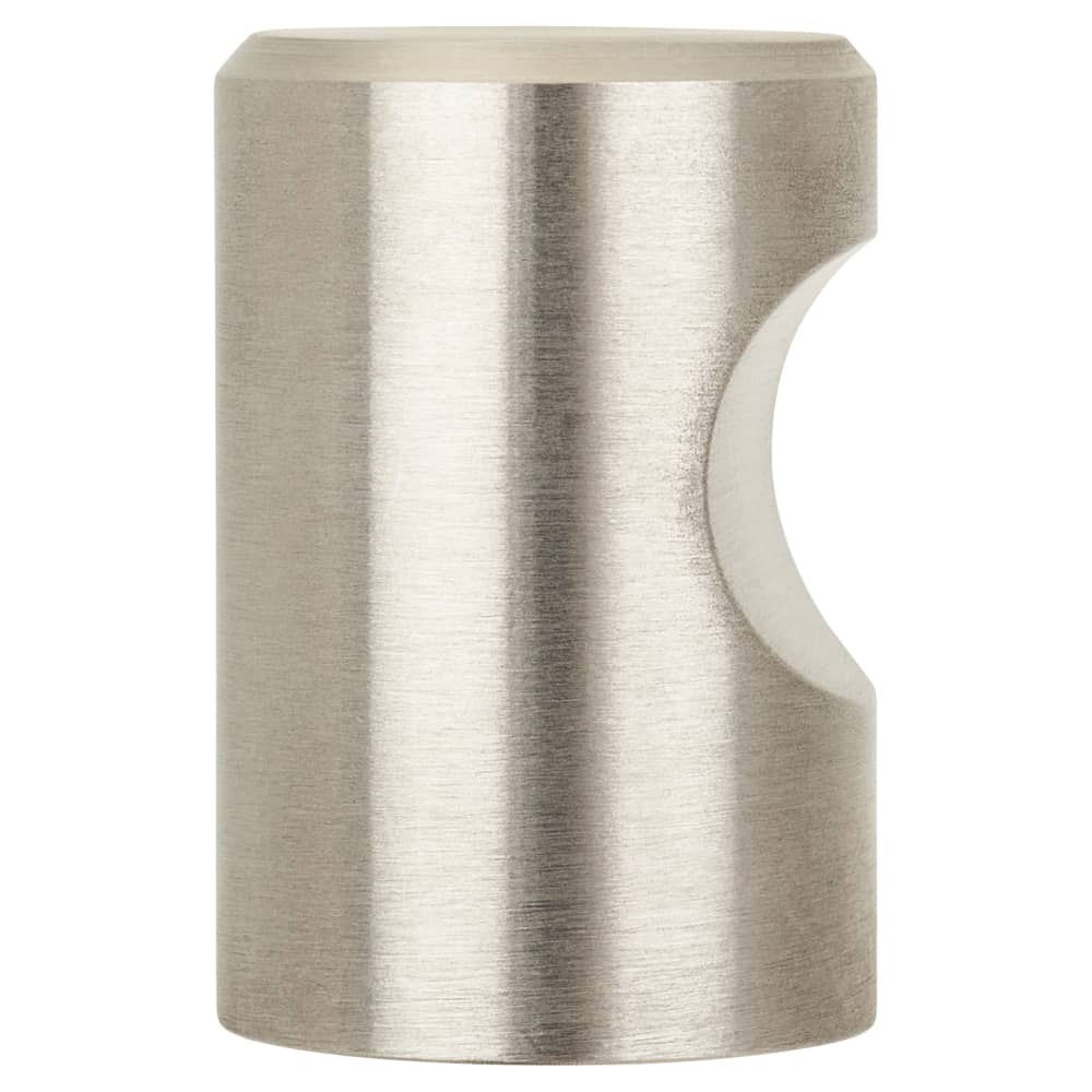 Altro Solid Turned Cylinder Cabinet Knob - 20mm Diameter - Satin Stainless Steel