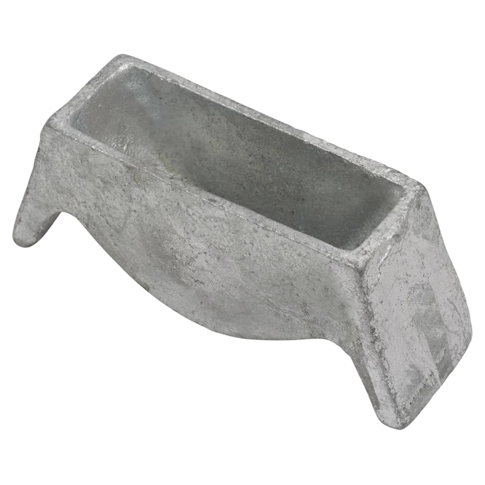 Monkey Tail 16mm Gate Bolt Socket - Easy Clean - Cast Iron