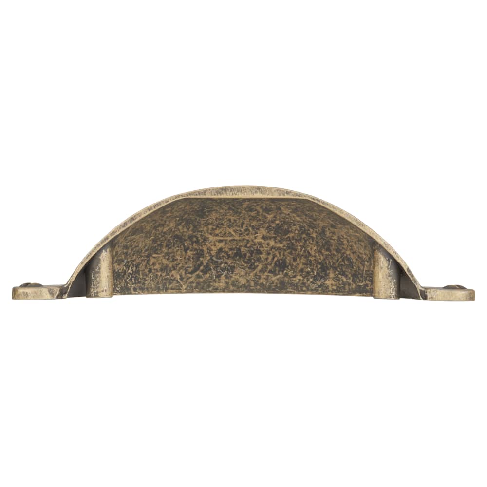 Altro Chest Drawer Cabinet Cup Handle - 64mm Centres - Antique Brass
