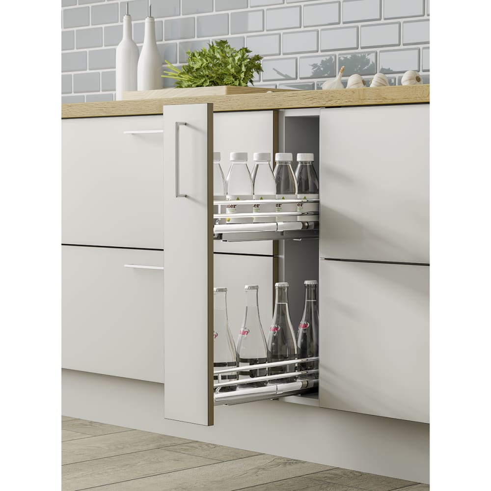 Universal Base Pull Out Plus with Soft Close - To Suit 150mm Base Unit