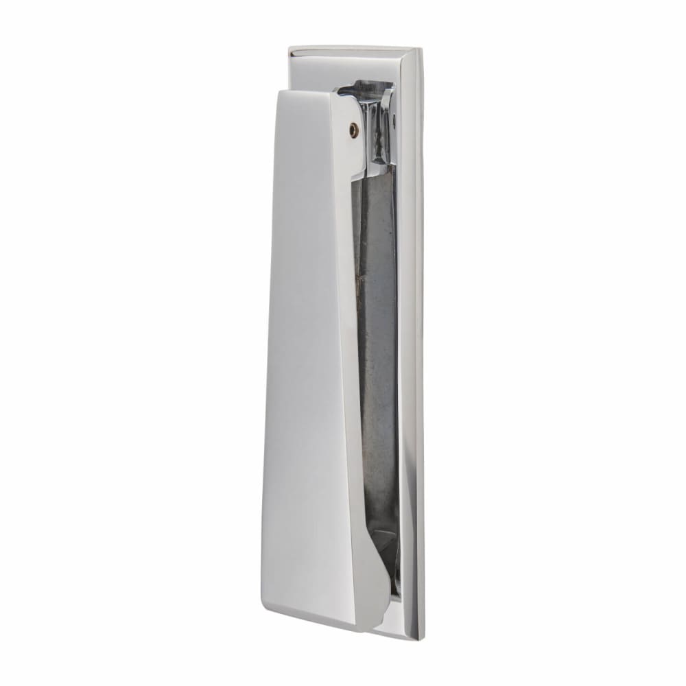 Heritage Brass by M Marcus Slim Door Knocker - 165 x 40mm - Polished Chrome