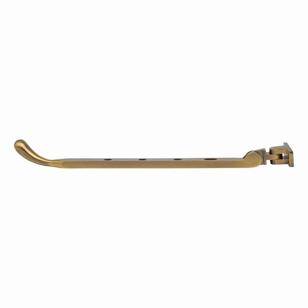 Heritage Brass by M Marcus Bulb End Casement Window Stay - 10"/250mm Length - Antique Brass