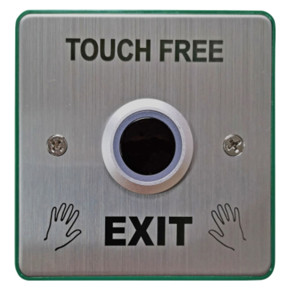 Securefast Touch Free Exit Button - 85 x 85 x 31mm - Stainless Steel ...