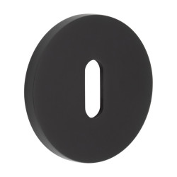 CRES by Frelan Escutcheon - 54mm Diameter - Keyhole - Black