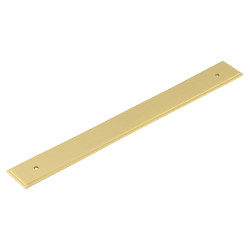 Frelan Hoxton Rushton Cabinet Handle Backplate Only - 268 x 30mm - Satin Brass