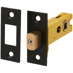 Altro 8mm Tubular Bathroom Deadbolt - 76mm Case - 57mm Backset - Square - Matt Black