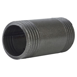 Altro 3/4" Pipe Shelving Iron Threaded Pipe - 1.5"/40mm Length - Grey