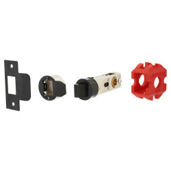 Jigtech Smartlatch Passage Tubular Latch - 57mm Backset - Matt Black