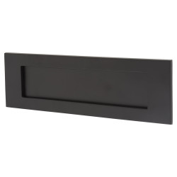 Letter Plate - 306 x 100mm - Matt Black
