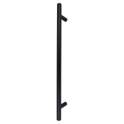 Altro 30mm T-Bar Door Pull Handle - Bolt Fix - 600mm Centres - Matt Black