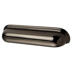 Crofts & Assinder Calgary Cabinet Cup Handle - 128mm Centres - Black Nickel