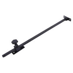 From The Anvil Sliding Casement Window Stay - 15"/381mm Length - Black