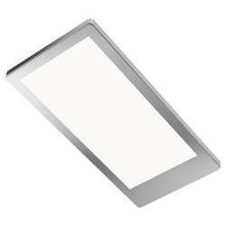 Sensio Neo 4.8W LED Rectangle Prismatic Cabinet Downlight - 3000K/4000K/5000K CCT - Stainless Steel