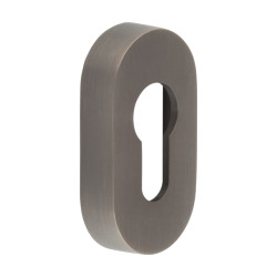 CRES by Frelan Oval Escutcheon - 65 x 35mm - Euro - Dark Bronze