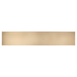 Altro Stainless Steel Kick Plate - 800 x 150 x 1.2mm - 8 Screw Holes - Antique Brass