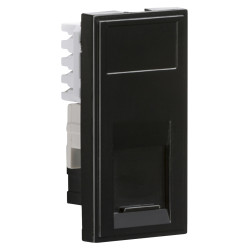 Knightsbridge CAT5e Euro Module - Unshielded - Black