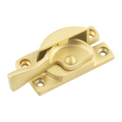 Burlington by Frelan Fitch Sash Window Fastener - 64 x 12mm - Satin Brass