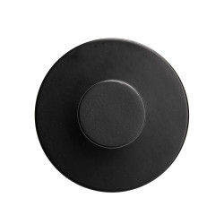 Croydex Epsom Flexi-Fix Single Robe & Towel Hook - 50.5 x 54 x 54mm - Matt Black