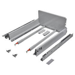 Blum TANDEMBOX ANTARO BLUMOTION Soft Close Pan Drawer - (H) 120mm x (D) 535mm x (W) 390mm - Grey