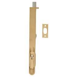 Jedo by Frelan Lever Action Flush Bolt - 200 x 20mm - Fire Rated - Radius - Satin Brass