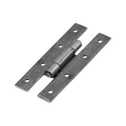 Olde Forge H Door Hinge - 84 x 34 x 2mm - Pewter - Pair