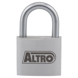 Altro Aluminium Padlock - 40mm Body - 23.5 x 22mm Shackle - Keyed to Differ