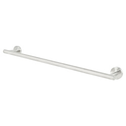 Altro Essential Round Towel Rail - 600 x 80 x 50mm - Satin Stainless Steel