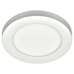 Forum Spa Tauri 6W Flush LED Bathroom Ceiling Light - IP44 - 3000K/4000K/6000K - White