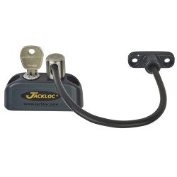Jackloc Pro-5 Key-Locking Cable Window Restrictor - Anthracite Grey