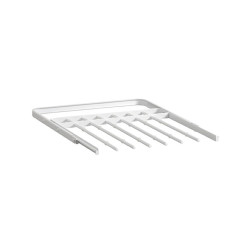 elfa Top Track System - Click In Gliding Trouser Rack - 449 x 430 x 25mm - White