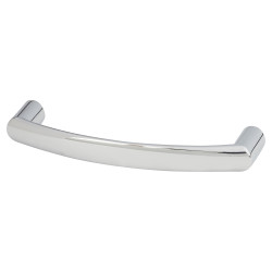 Touchpoint Carf 12mm D-Bar Cabinet Pull Handle - 96mm Centres - Polished Chrome