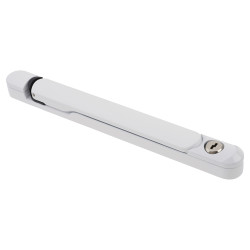 Jackloc uPVC Inline Espagnolette Locking Multipoint Window Handle - 15mm Spindle - Dual - White