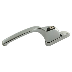 Fab & Fix uPVC/Timber Connoisseur Offset Locking Multipoint Window Handle - Left Hand - Pol Chrome