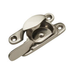 Altro Heavy Duty 14mm Narrow Keep Locking Fitch Sash Window Fastener - 65 x 14mm - Satin Nickel