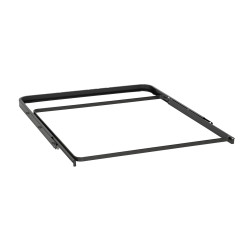 elfa Top Track System - Click In Gliding Frame for Mesh & Wire Baskets - 449 x 430mm - Graphite